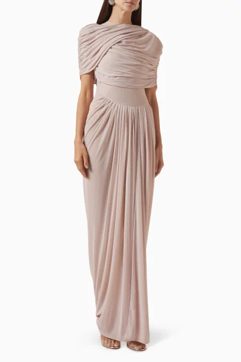 Lola Drape Shawl Dress