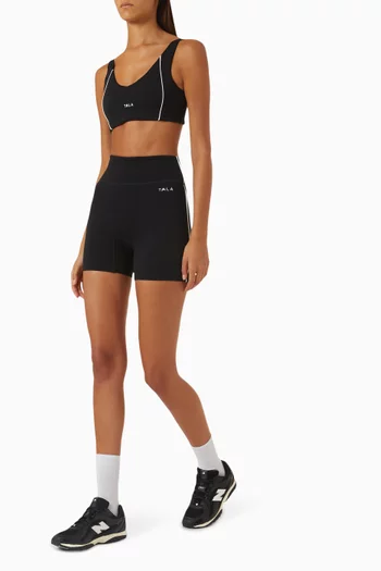SkinLuxe Contrast-piping Shorts