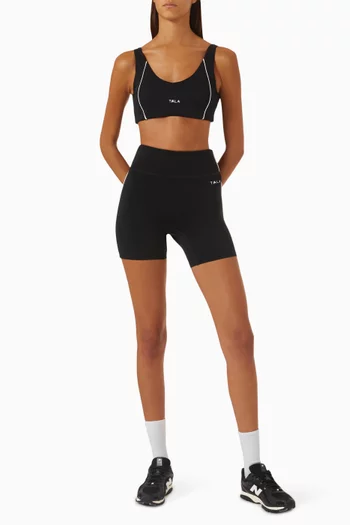 SkinLuxe Contrast Piping Sports Bra