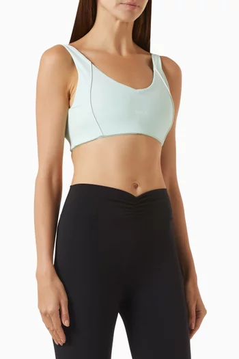 SkinLuxe Contrast Piping Sports Bra