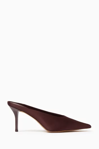 Ecoute 70 Mules in Satin