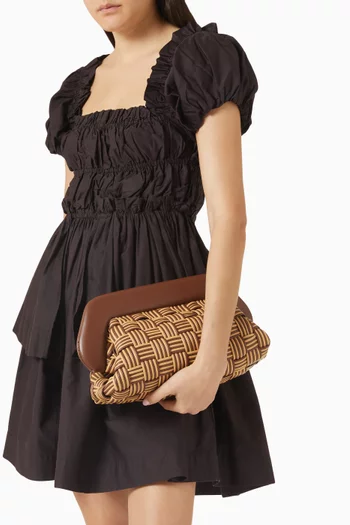 Bios Intreccio Clutch in Faux Leather