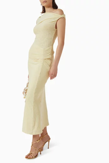 Ellen Asymmetric Top in Cotton Blend