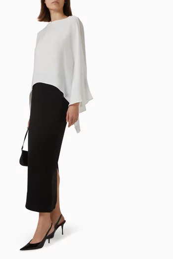 Ester Skirt in Satin Crepe