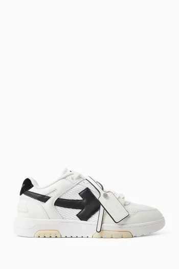 Slim Out Of Office Sneakers in Suede & Mesh