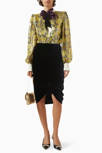Après L'Hiver Poppies Print Shirt