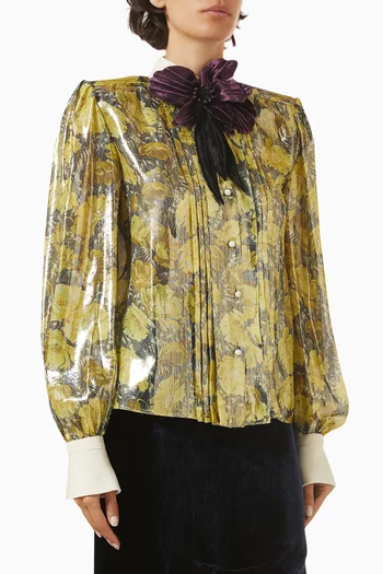 Après L'Hiver Poppies Print Shirt