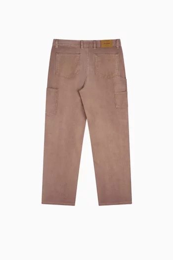 Linen Blend Carpenter Pant