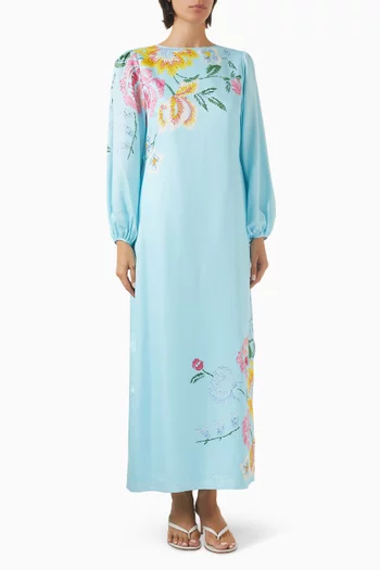 Evelyn Dress in Silk-blend