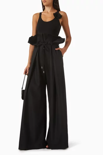 Paperbag Wide-leg Pants