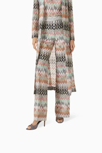 Daisy 70 Sandals in Zigzag Knit