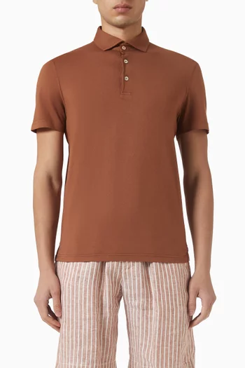 Polo Shirt in Cotton-jersey