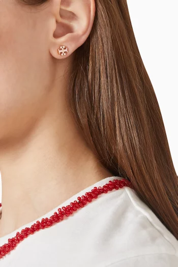 Small Icon Enamel Stud Earrings