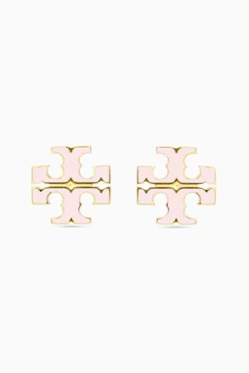 Small Icon Enamel Stud Earrings