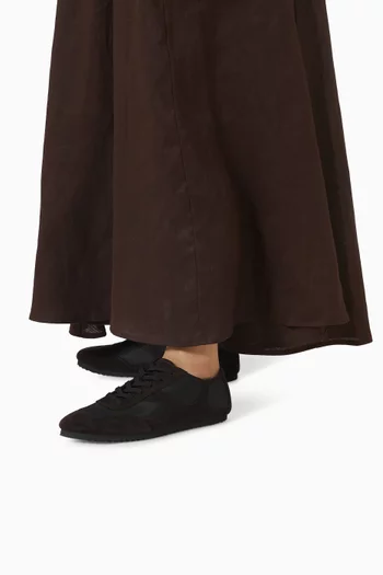 Adams Low-top Sneakers in Suede & Nylon