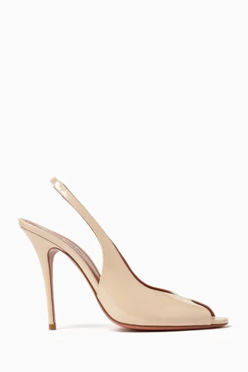 Kristina 105 Slingback Pumps in Patent Leather
