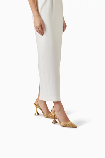Holli 70 Slingback Pumps in Lace