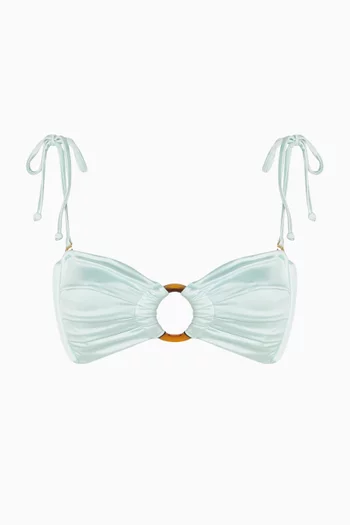 x Elsa Hosk Tori Ties Bandeau Bikini Top