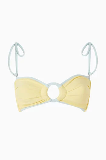 Tori Ties Bandeau Bikini Top
