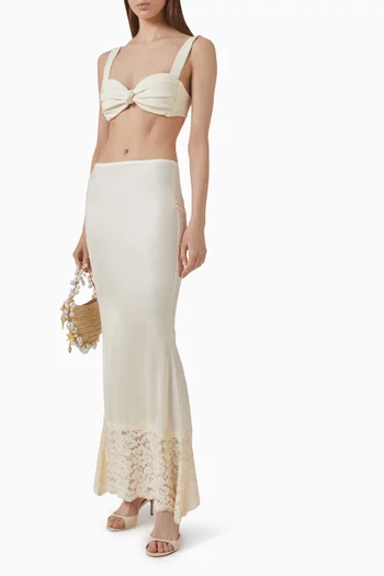 x Elsa Hosk Natalia Skirt in Silk