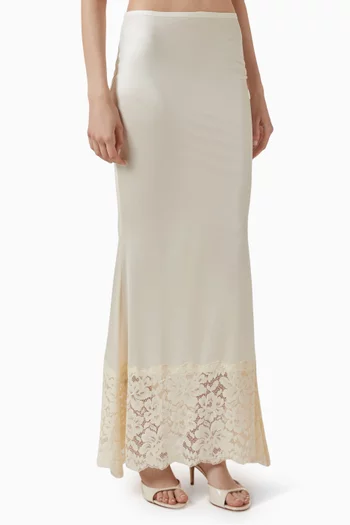 x Elsa Hosk Natalia Skirt in Silk