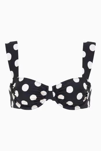 Bella Polka-dot Bikini Top
