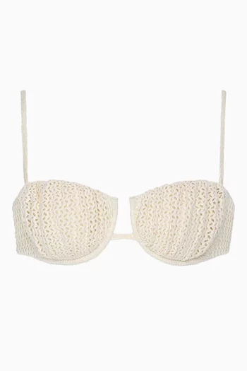Petal Crochet Bikini Top