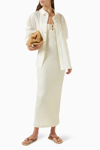 Boyfriend Button-down Shirt in Cotton
