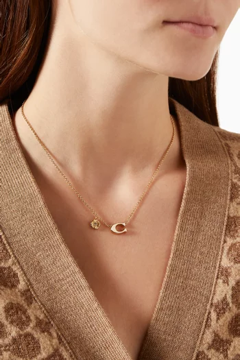 Tearose Pendant Necklace