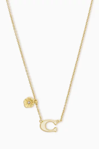 Tearose Pendant Necklace