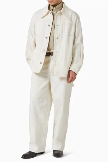 Worker Pants in Cotton Canvas