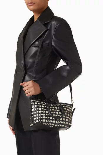 Mini Ani Top-handle Bag in Mosaico