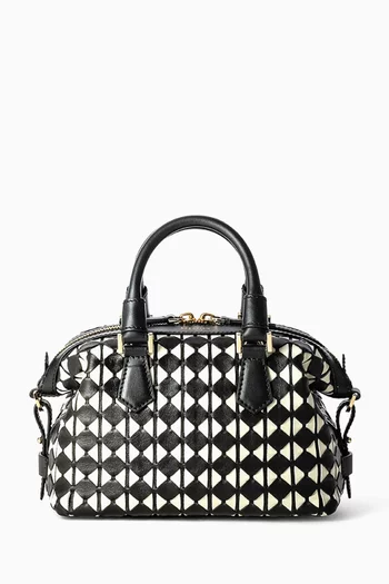 Mini Ani Top-handle Bag in Mosaico