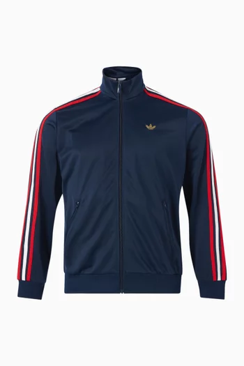 Striped Logo Jacket
