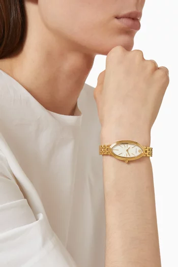 Elongated Oval Watch