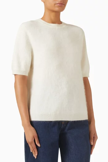 Brushed Sweater in Cashmere