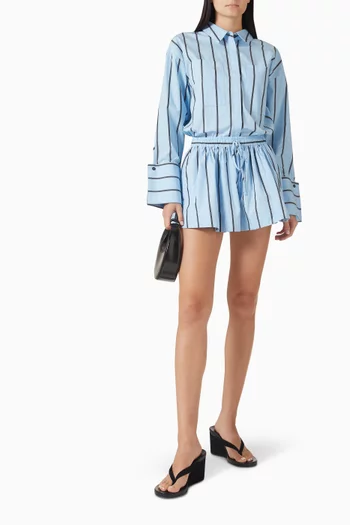 Saxon Oversized Shirt in Cotton