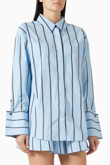Saxon Oversized Shirt in Cotton
