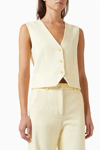Tailored Waistcoat in Viscose Blend