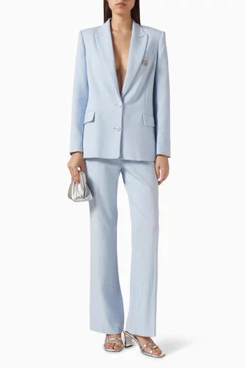 Double-breasted Blazer in Viscose Blend