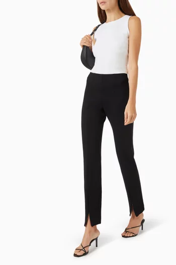 Kick Flare Pants in Soft-stretch Ponte