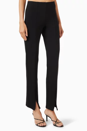 Kick Flare Pants in Soft-stretch Ponte