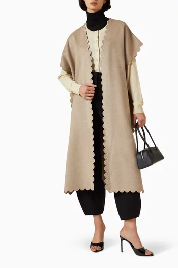 Vibe Tie-waist Top in Wool