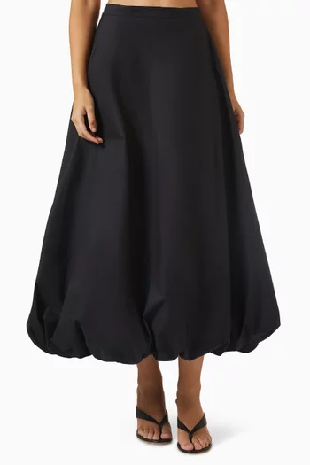 Aubrey Midi Skirt in Organic Cotton
