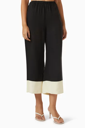 Mirabello Wide-leg Pants in Cupro Blend