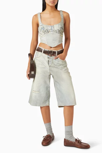 Elsie Crop Top in Cotton Blend