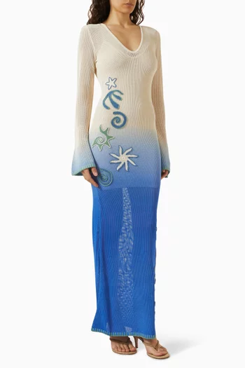 Malaga Knit Dress in Viscose Blend