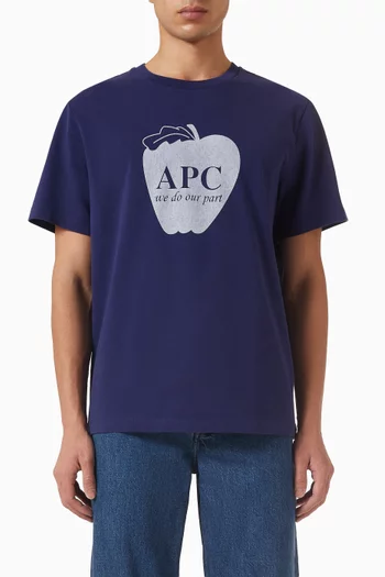 Apple T-shirt in Cotton