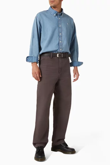 Single Knee Pants in Canvas