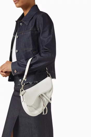 2000s Saddle Shoulder Bag in Leather